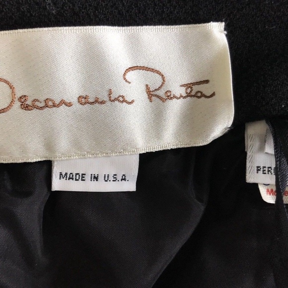 Vintage Oscar de la Renta Black Pants Size 4